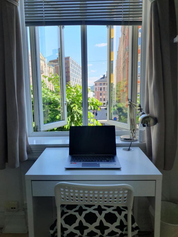 Bright And Charming Apartment From 1878 With View To The New National Museum In オスロ エクステリア 写真