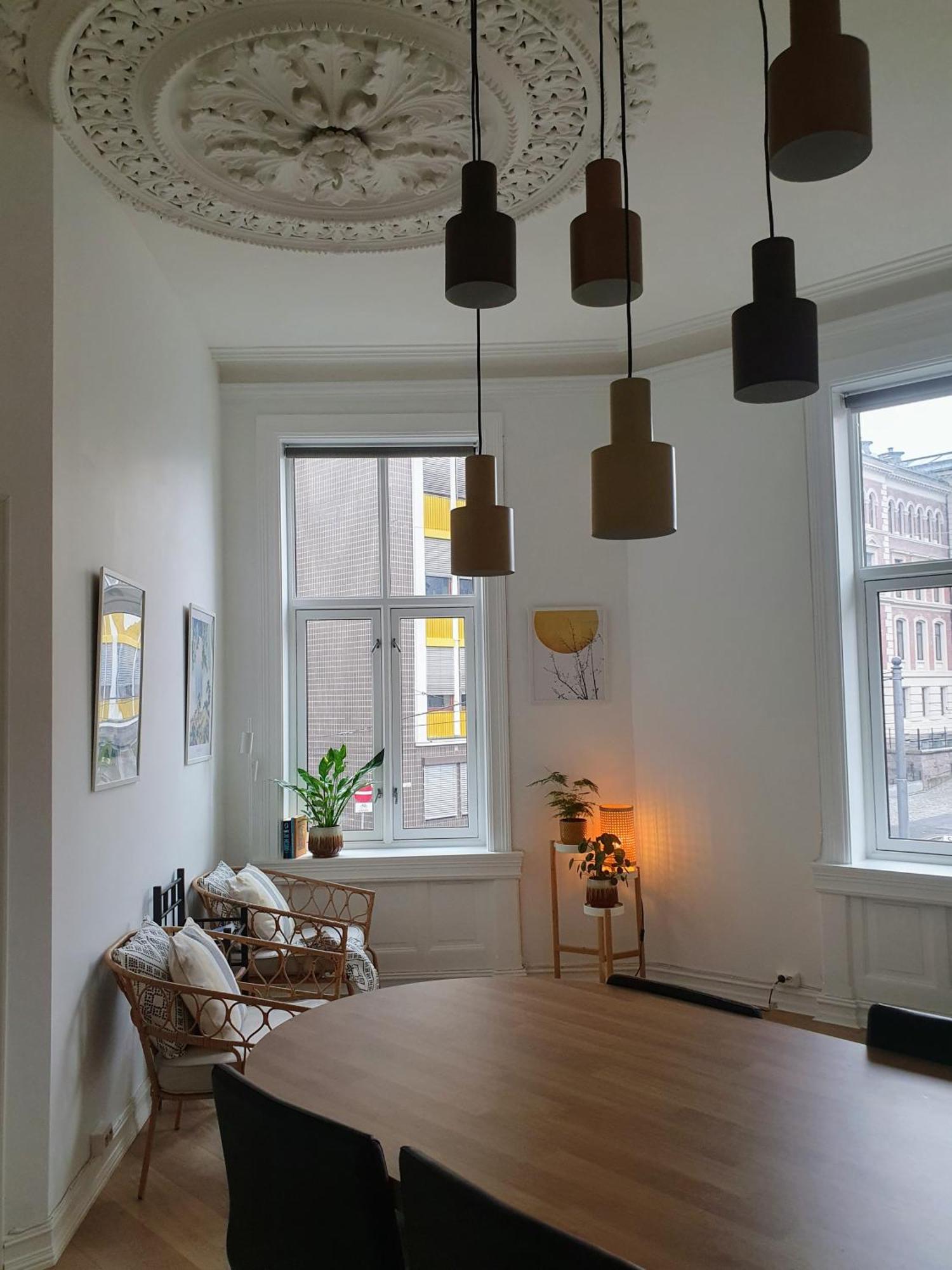 Bright And Charming Apartment From 1878 With View To The New National Museum In オスロ エクステリア 写真
