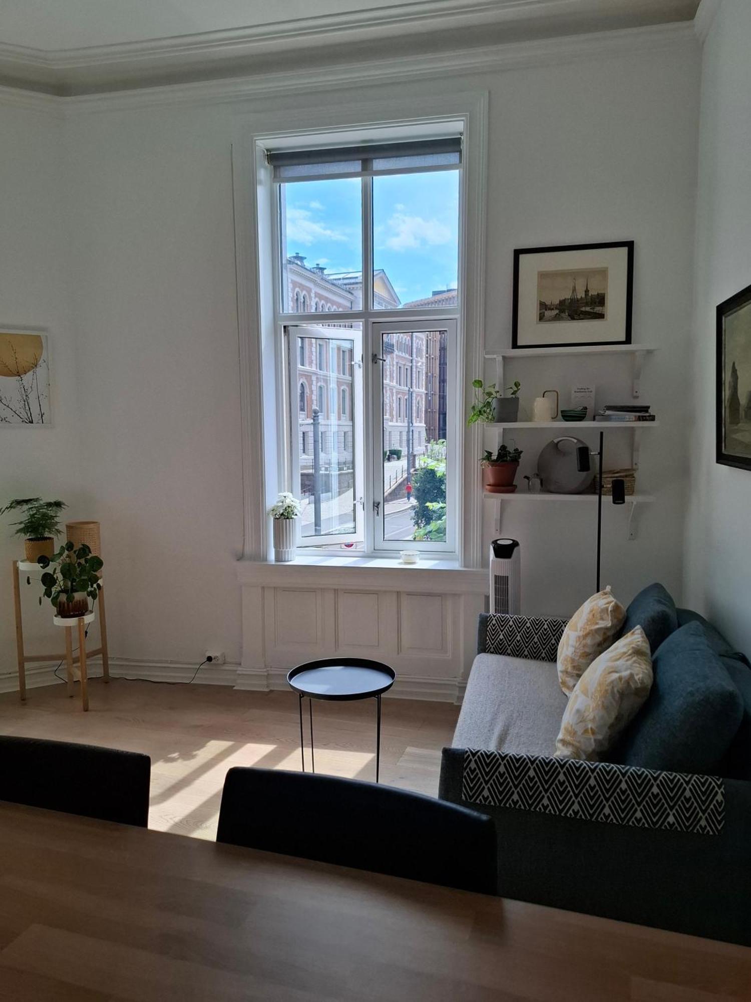 Bright And Charming Apartment From 1878 With View To The New National Museum In オスロ エクステリア 写真