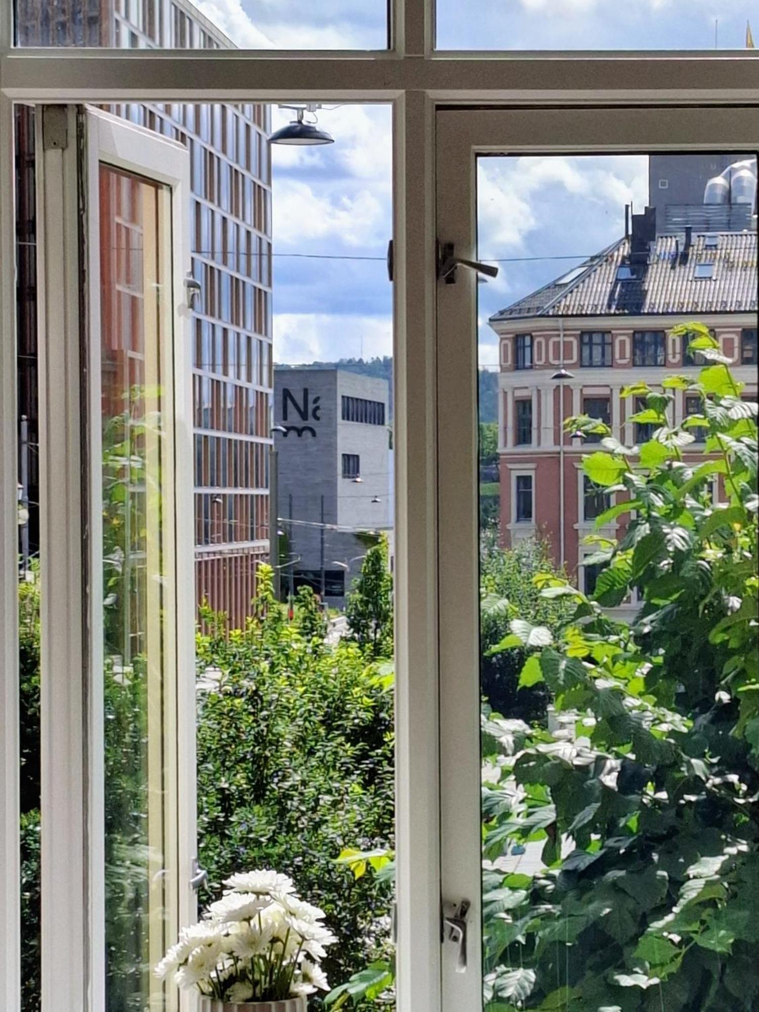 Bright And Charming Apartment From 1878 With View To The New National Museum In オスロ エクステリア 写真